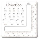 ChiaoGoo – Gabarit d’échantillon et jauge à aiguilles