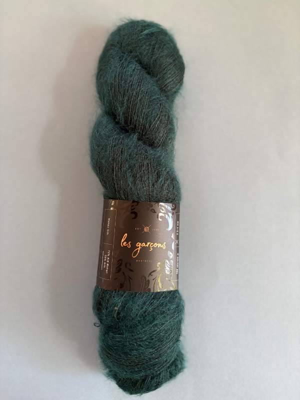 IMG_2494 Les Garçons Mohair Silk Chris' Pine Green - Image 1